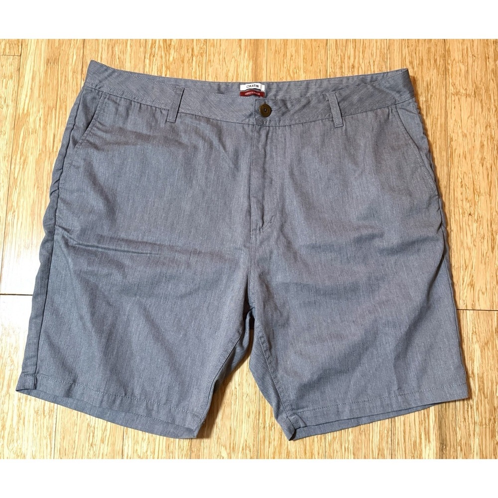 KATIN‎ Surf USA Classic Chino Shorts Men's Size 40 Gray 8" Inseam Cotton Blend